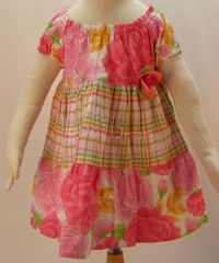 Baby Lulu ETCHED ROSE Dress Girls Sz 9 Months